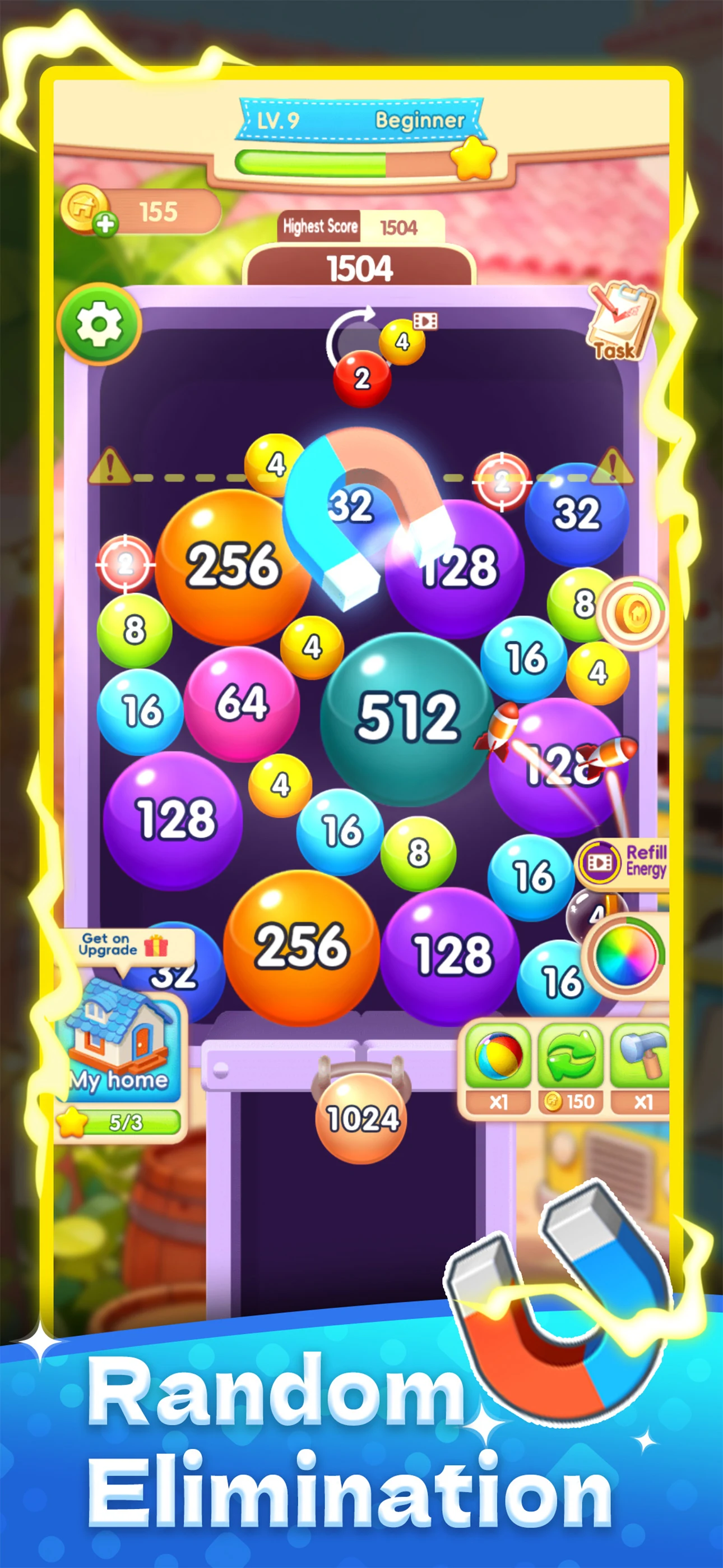 2048 - Number Ball Merge Game screenshot